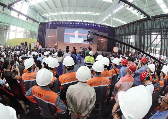 2014年6月15日，，，，，，，华菱安赛乐米塔尔汽车板有限公司(VAMA)汽车板项目投产仪式在娄底举行。。。。。。。